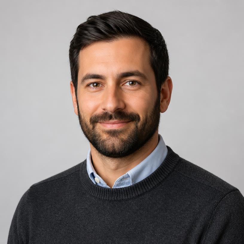 Portrait of David Okonkwo, Director of Technology at RVNU